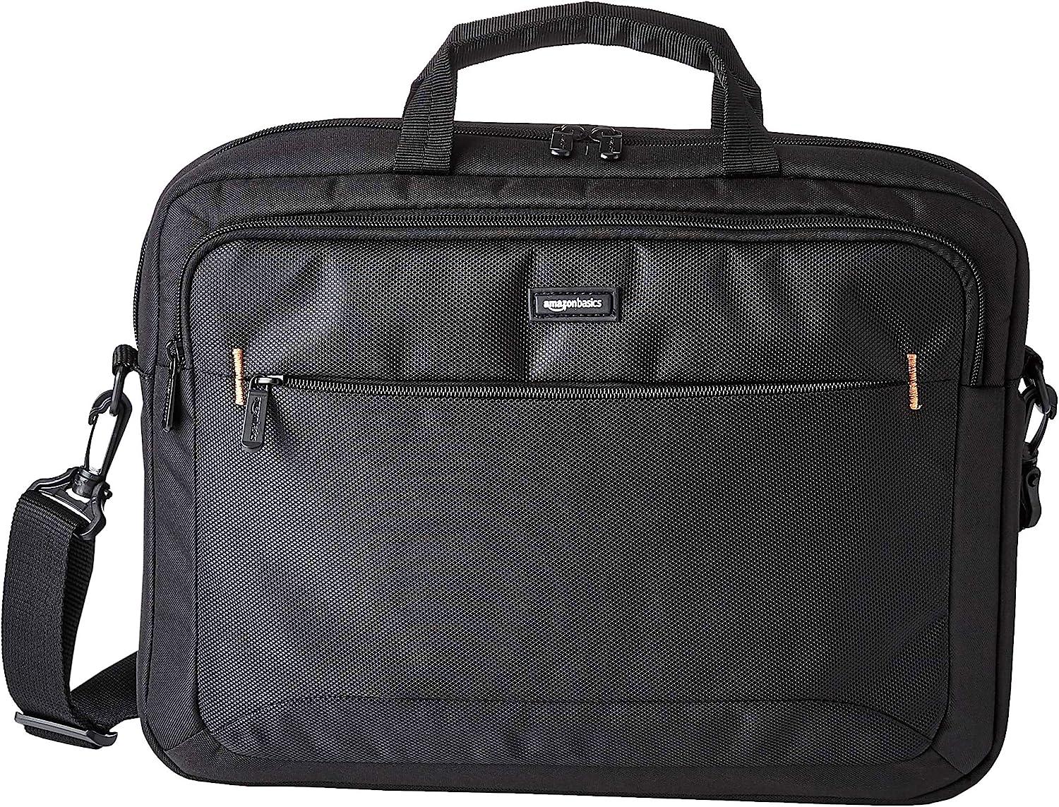 Amazon Basics 15.6in Laptop Computer and Tablet Shoulder Bag for $10.63