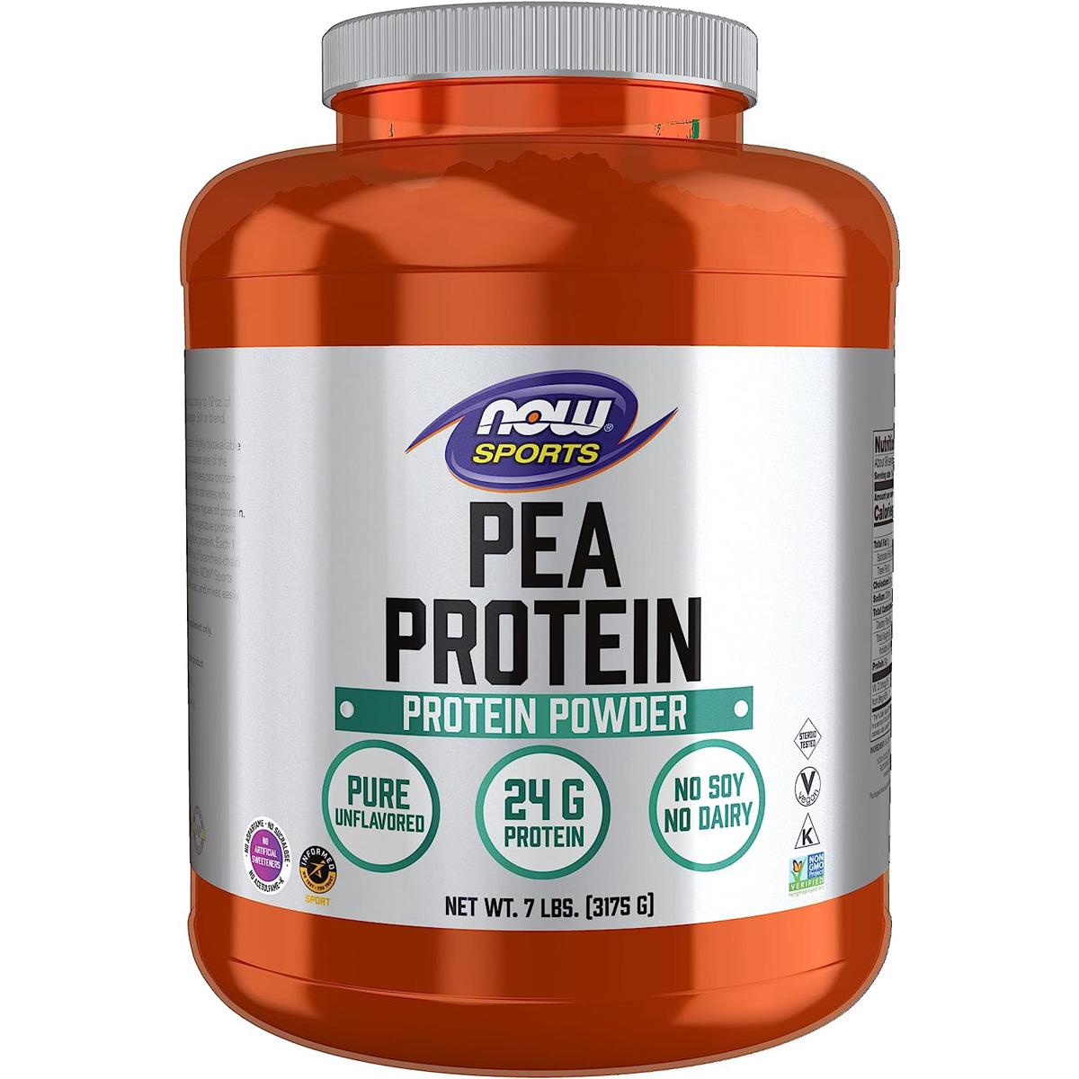 Now Sports Nutrition Pea Protein Powder 7Lbs for $42.87 Shipped