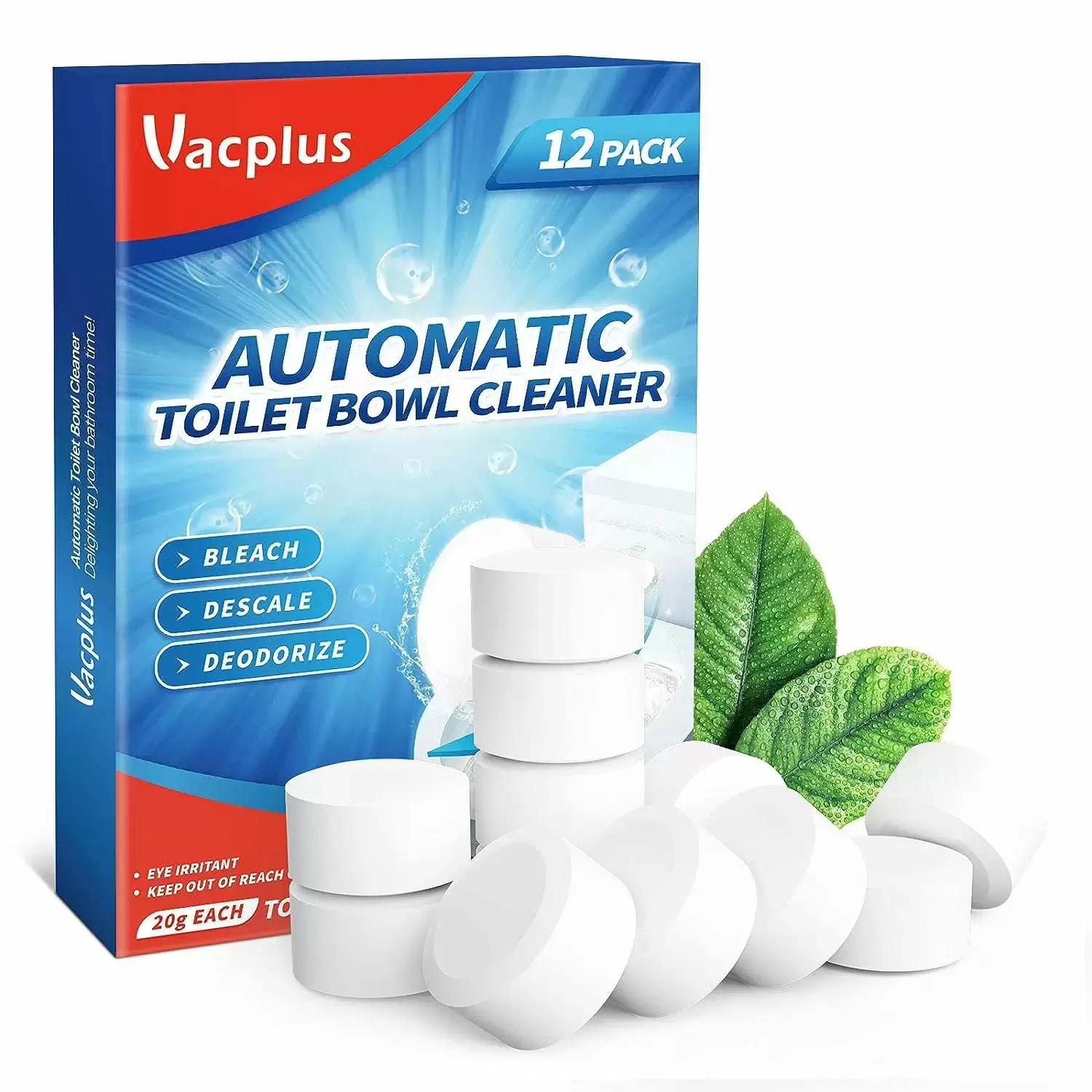 Vacplus Toilet Bowl Cleaning Tablets 12 Pack for $4.04 Shipped