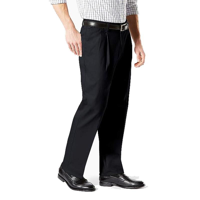 Dockers Mens Classic Fit Signature Lux Cotton Stretch Pants for $22.99