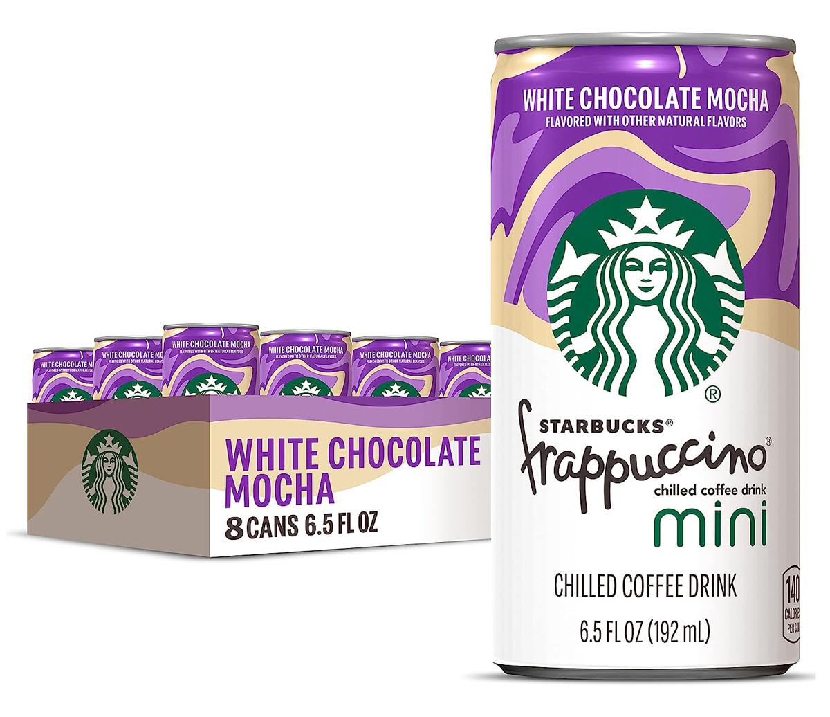 Starbucks Frappuccino Mini Cans White Chocolate Mocha 8-Pack for $7.98