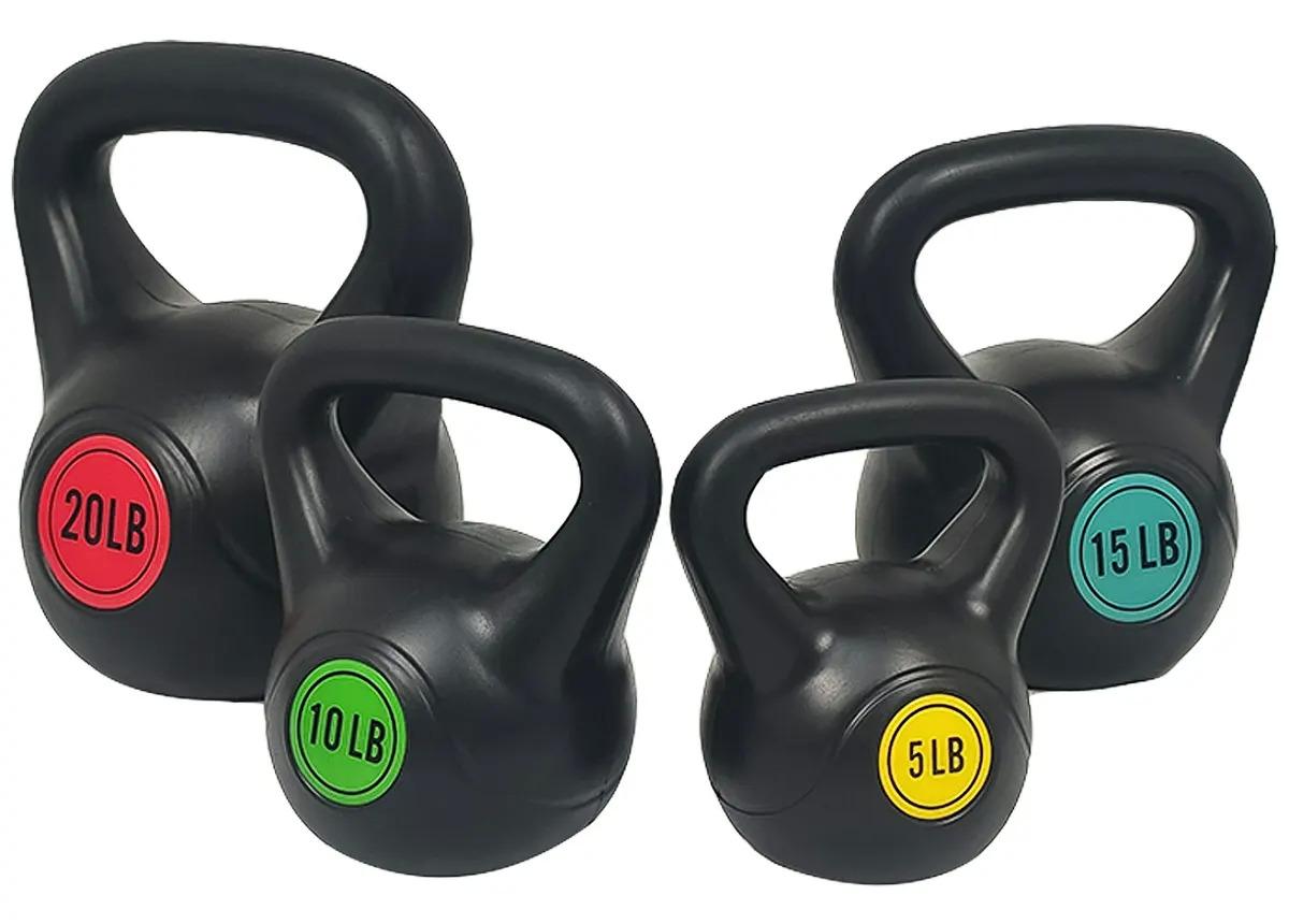 BalanceFrom Kettlebell Weight Set 4-Piece for $25.99