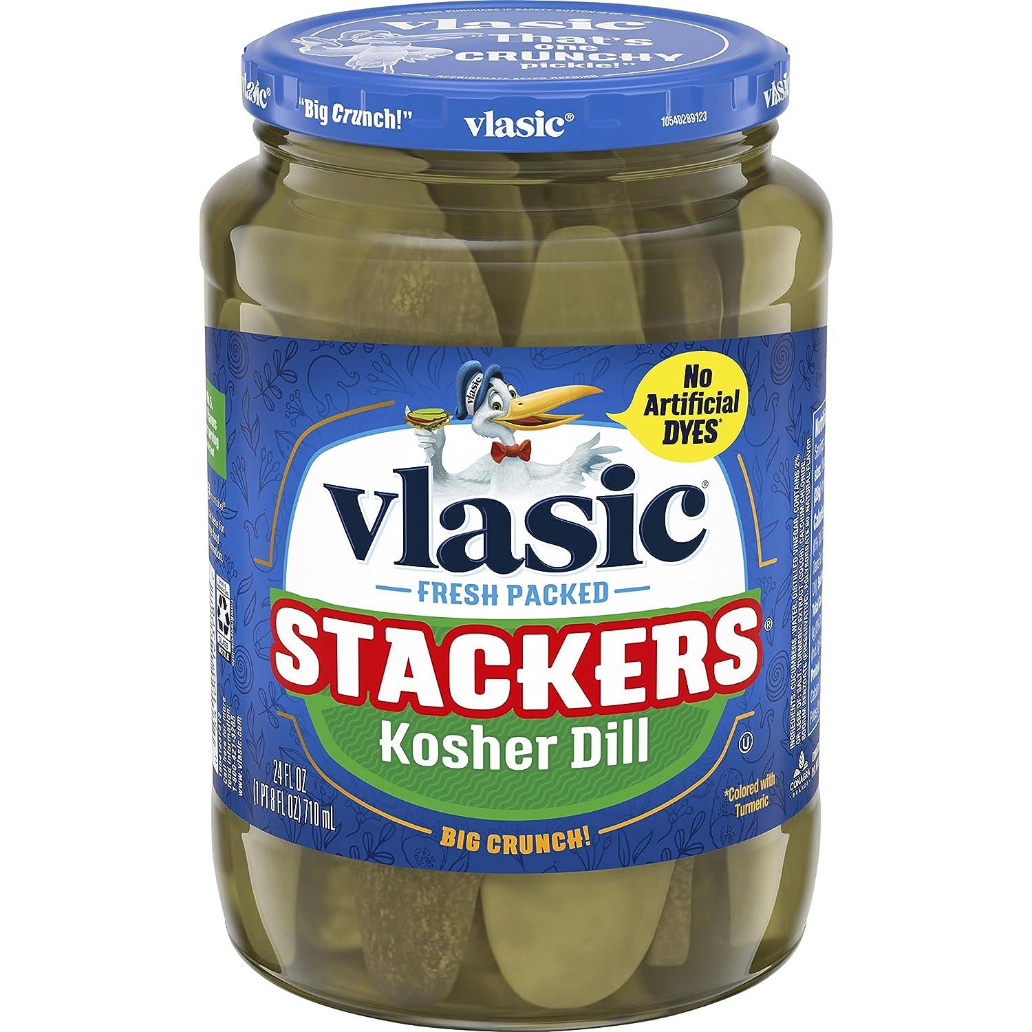 Vlasic Stackers Kosher Dill Pickles for $2.63 Shipped