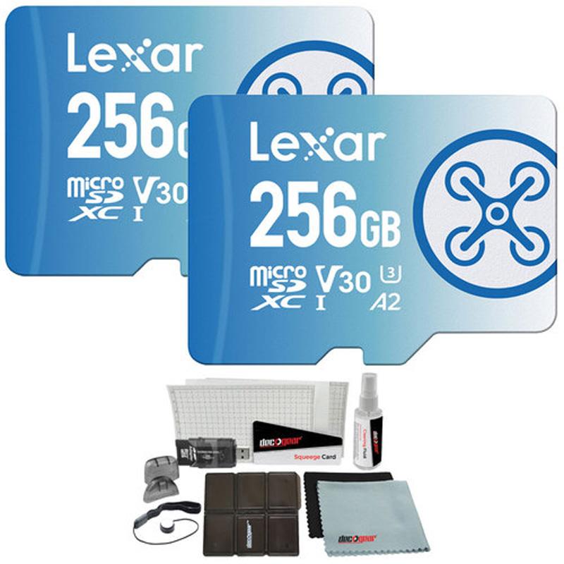 Lexar 256 GB FLY microSDXC UHS-I Memory Cards 2 Pack for $21.99 Shipped