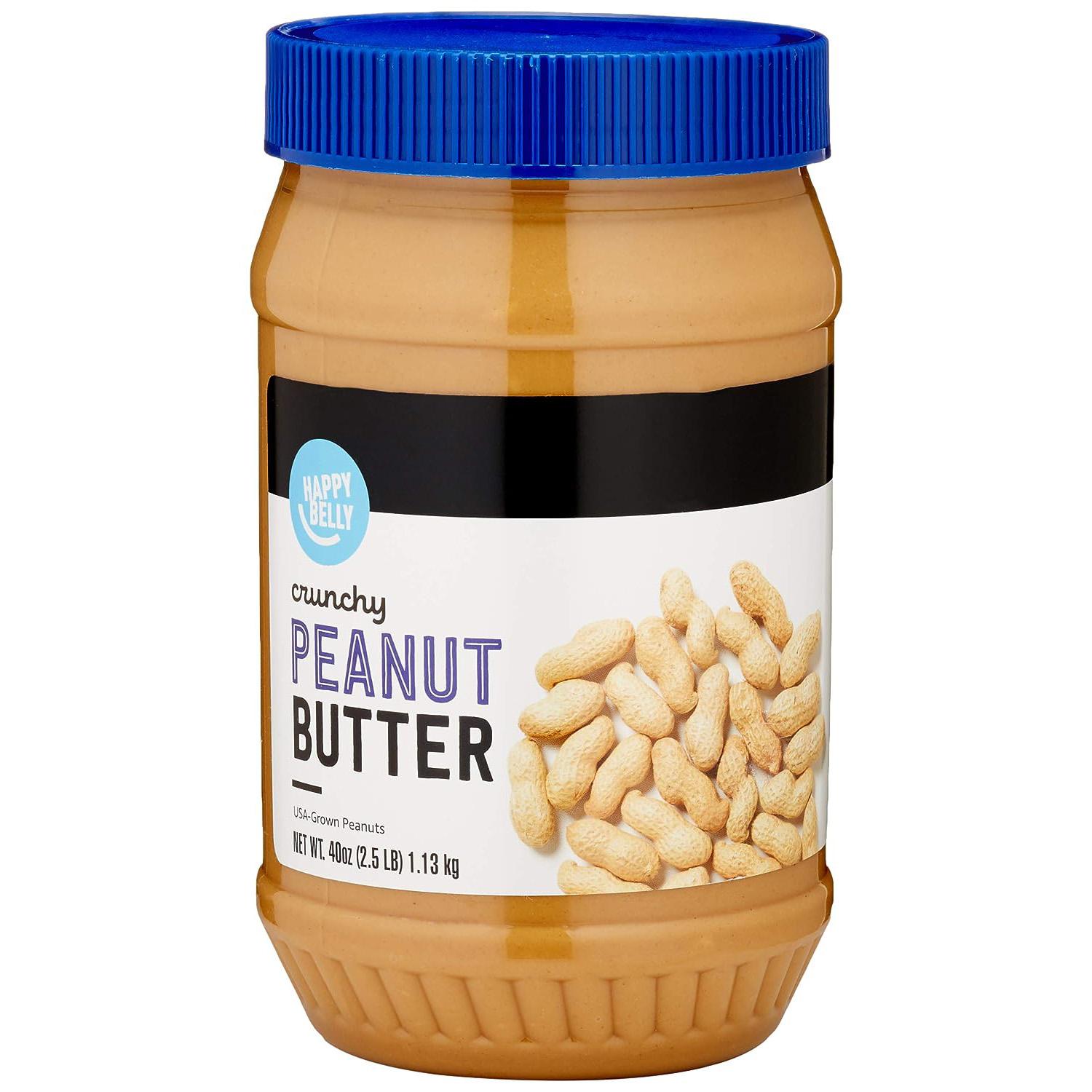 Amazon Brand Happy Belly Crunchy Peanut Butter for $3.61 Shipped