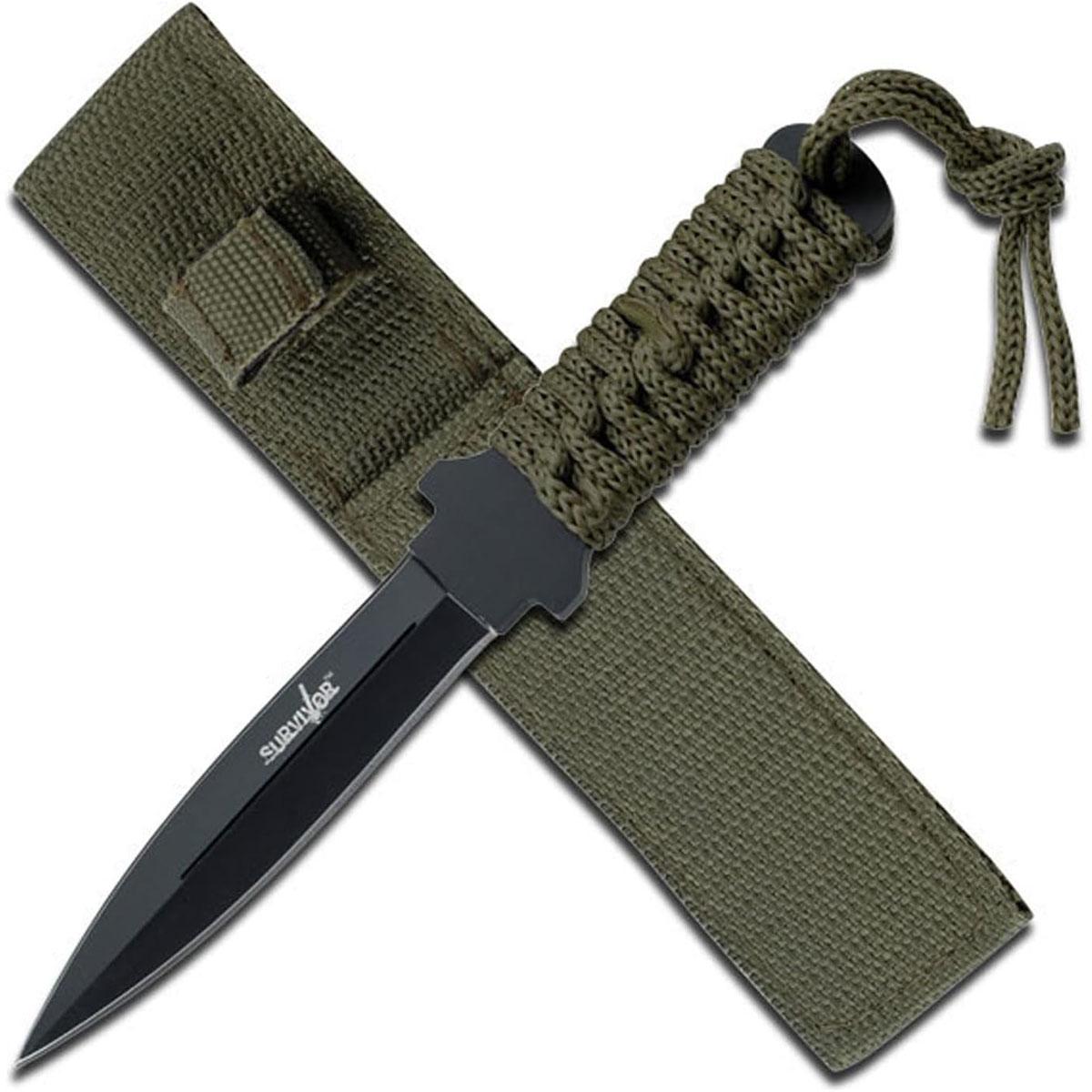 Survivor HK-7521 Outdoor Fixed Blade Knife for $3.32