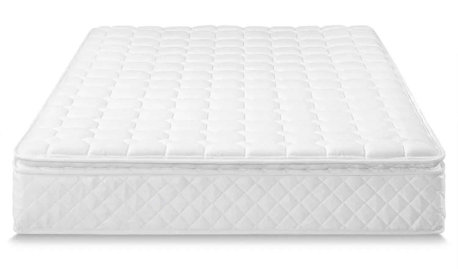 zinus dream pillow top 10 hybrid mattress
