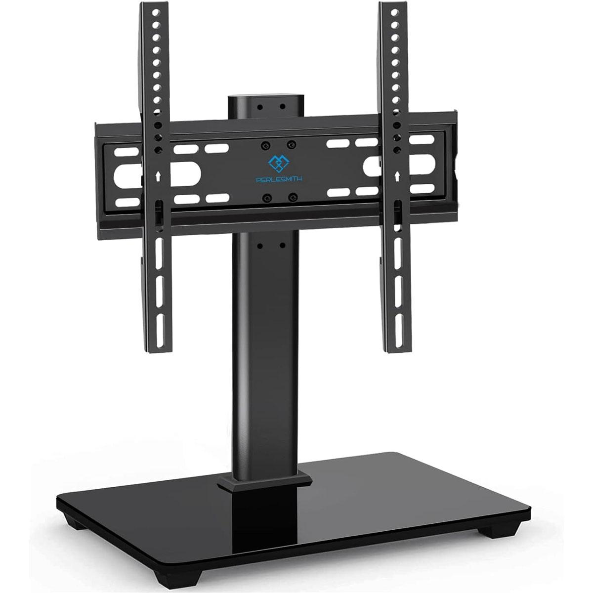 Perlesmith Universal Height Adjustable Table Top TV Stand Mount for $15.64 Shipped