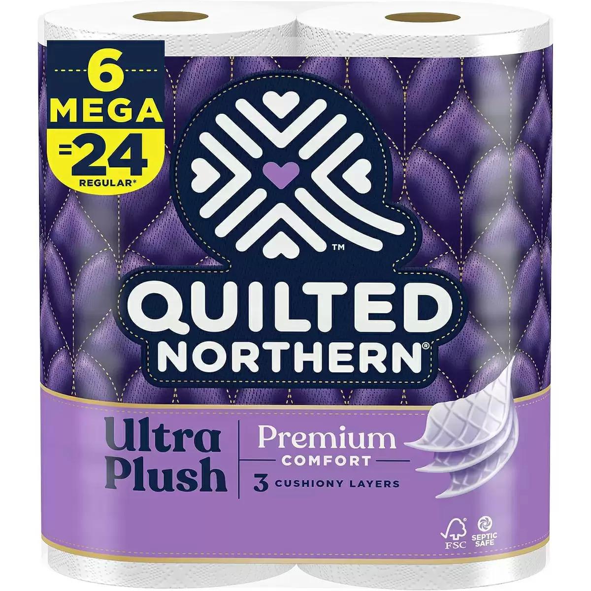 Quilted Northern Ultra Plush Toilet Paper 6 Rolls for $5.59 Shipped