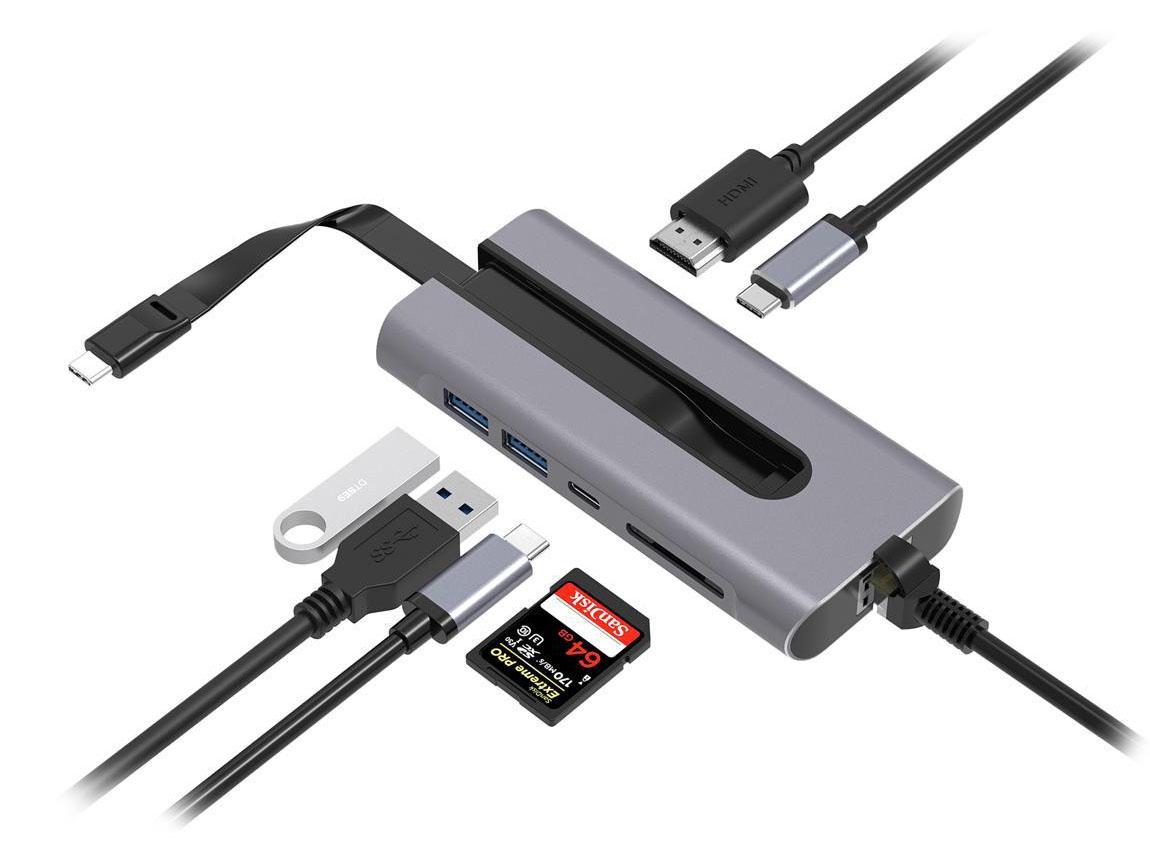 Rosewill 7-Port Portable USB-C Mini Hub Docking Station for $12.99 Shipped