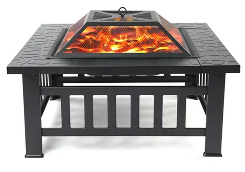 Fire Pits for Outside 32in Wood Burning Fire Pit Table for $69.99 Shipped