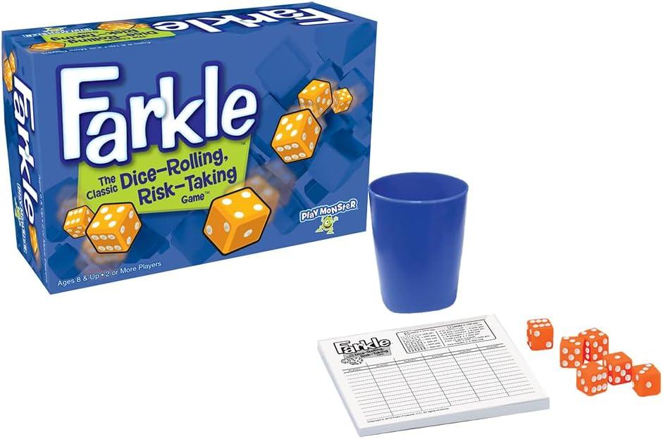 Farkle Classic Dice-Rolling Risk-Taking Game for $4