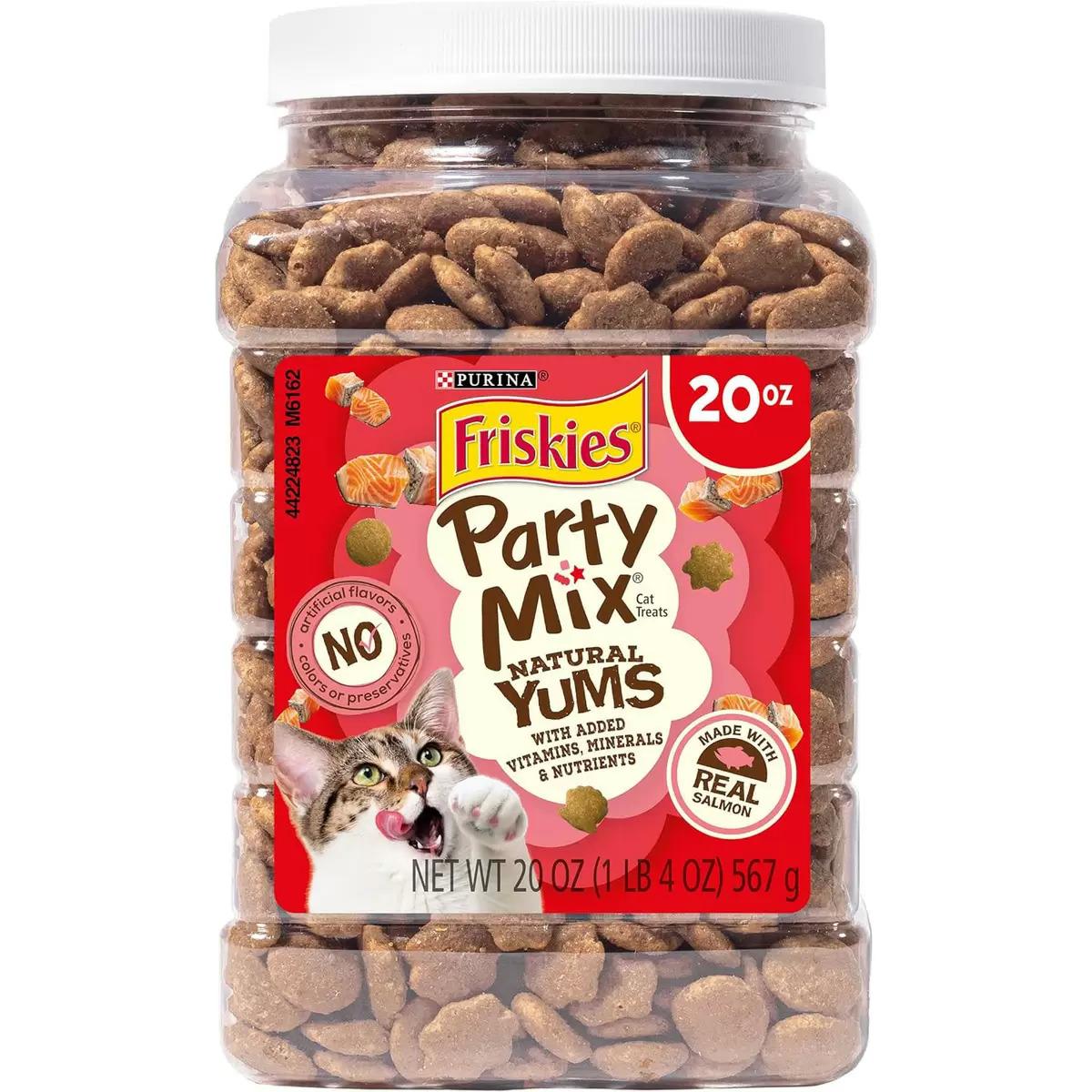 Purina Friskies Natural Cat Treats Party Mix Natural Yums for $4.49