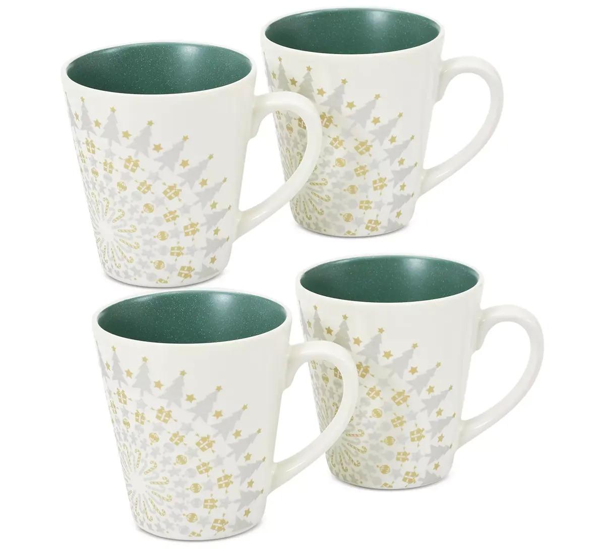 Noritake Colorwave Holiday Mugs Set of 4 for $9.99