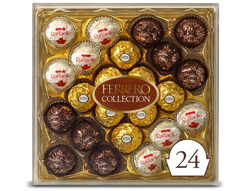 Ferrero Rocher Fine Hazelnut Chocolate Candy Gift Box 24 Pack for $8.07 Shipped