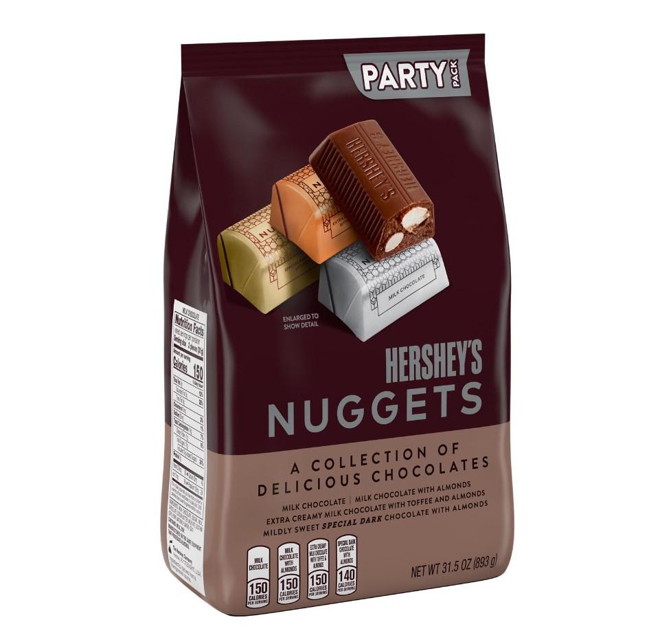 Hersheys Nuggets Assorted Chocolate Christmas Candy Party Pack for $9.42 Shipped