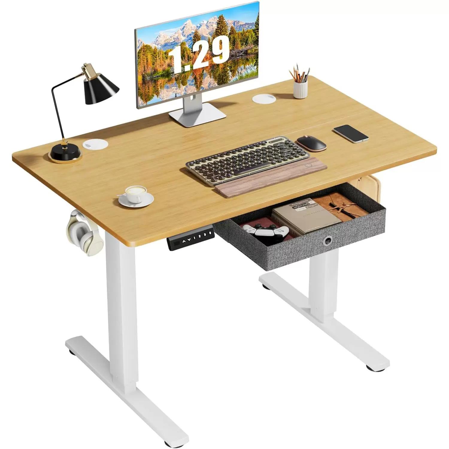 Sweetcrispy 40x24 Electric Adjustable Height Standing Desk for $77.75 Shipped