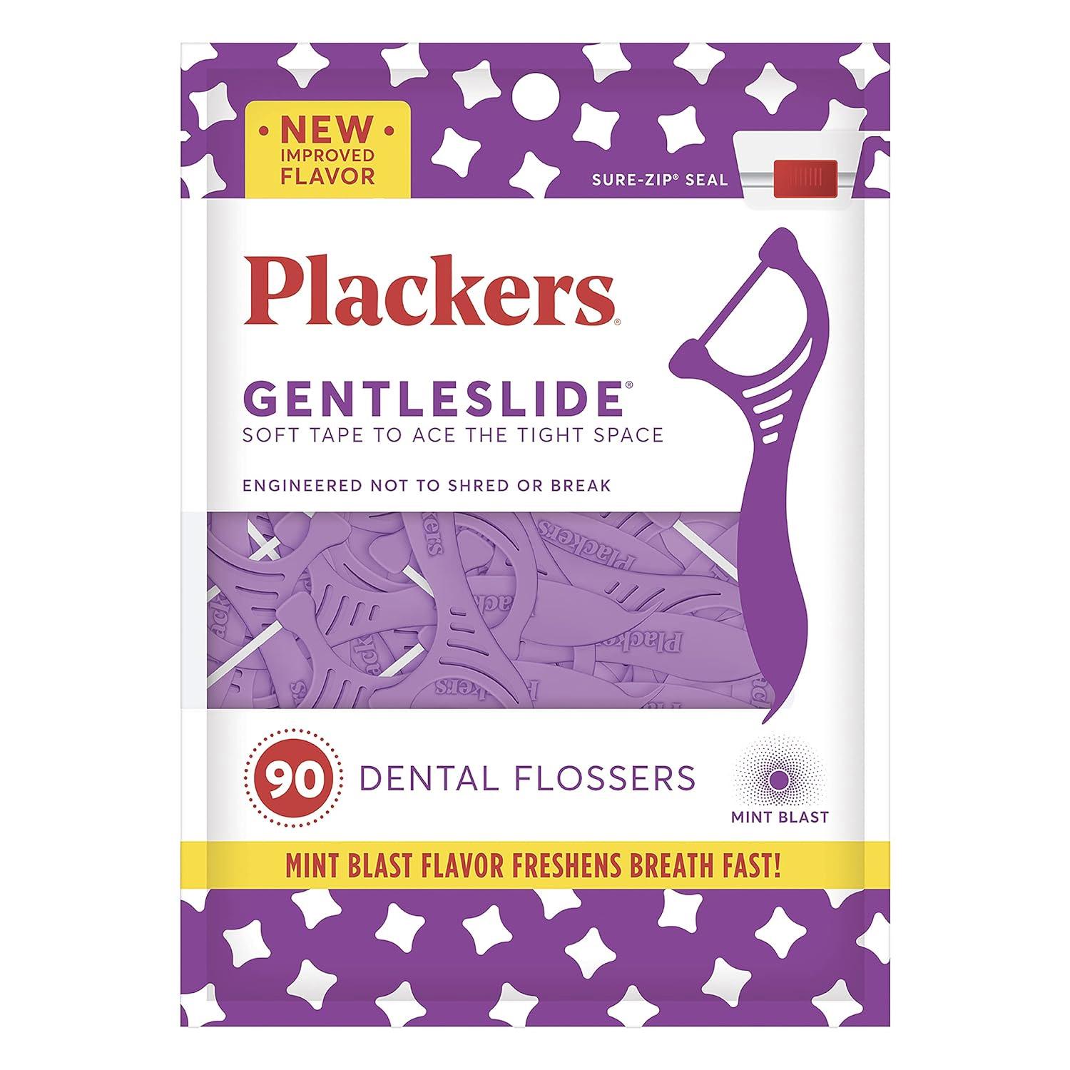 Plackers Gentleslide Dental Flossers 90 Pack for $1.62