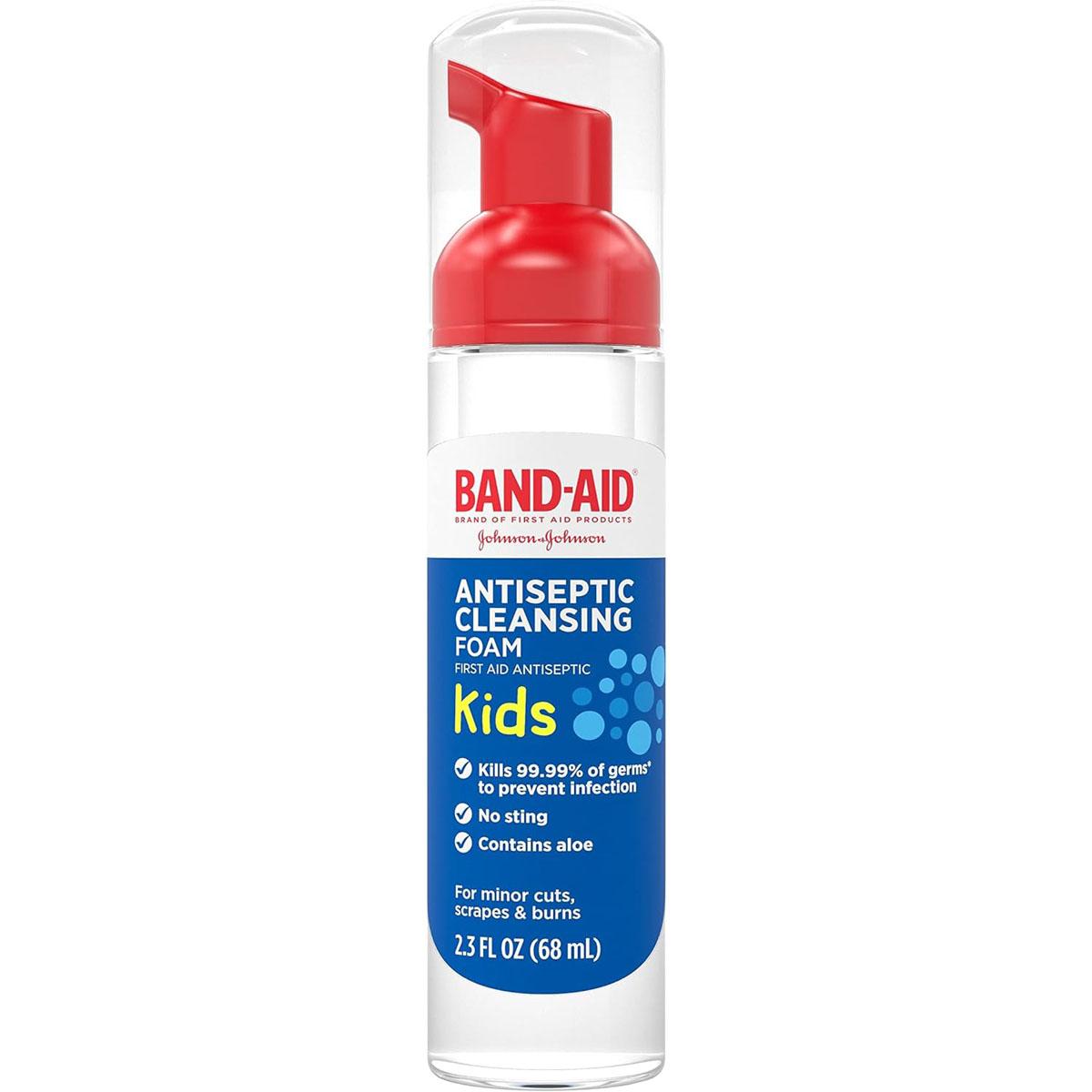 Band-Aid Brand First Aid Antiseptic Cleansing Foam for Kids for $2.79