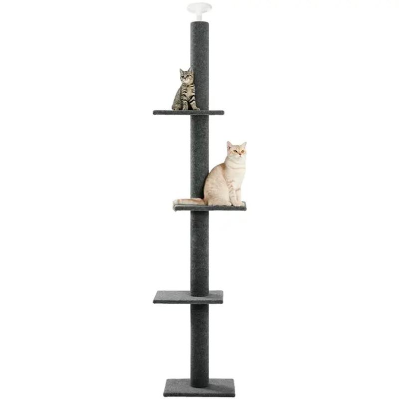 Pawz Road Floor to Ceiling Climbing Posts Cat Tree Tower for $38.99 Shipped
