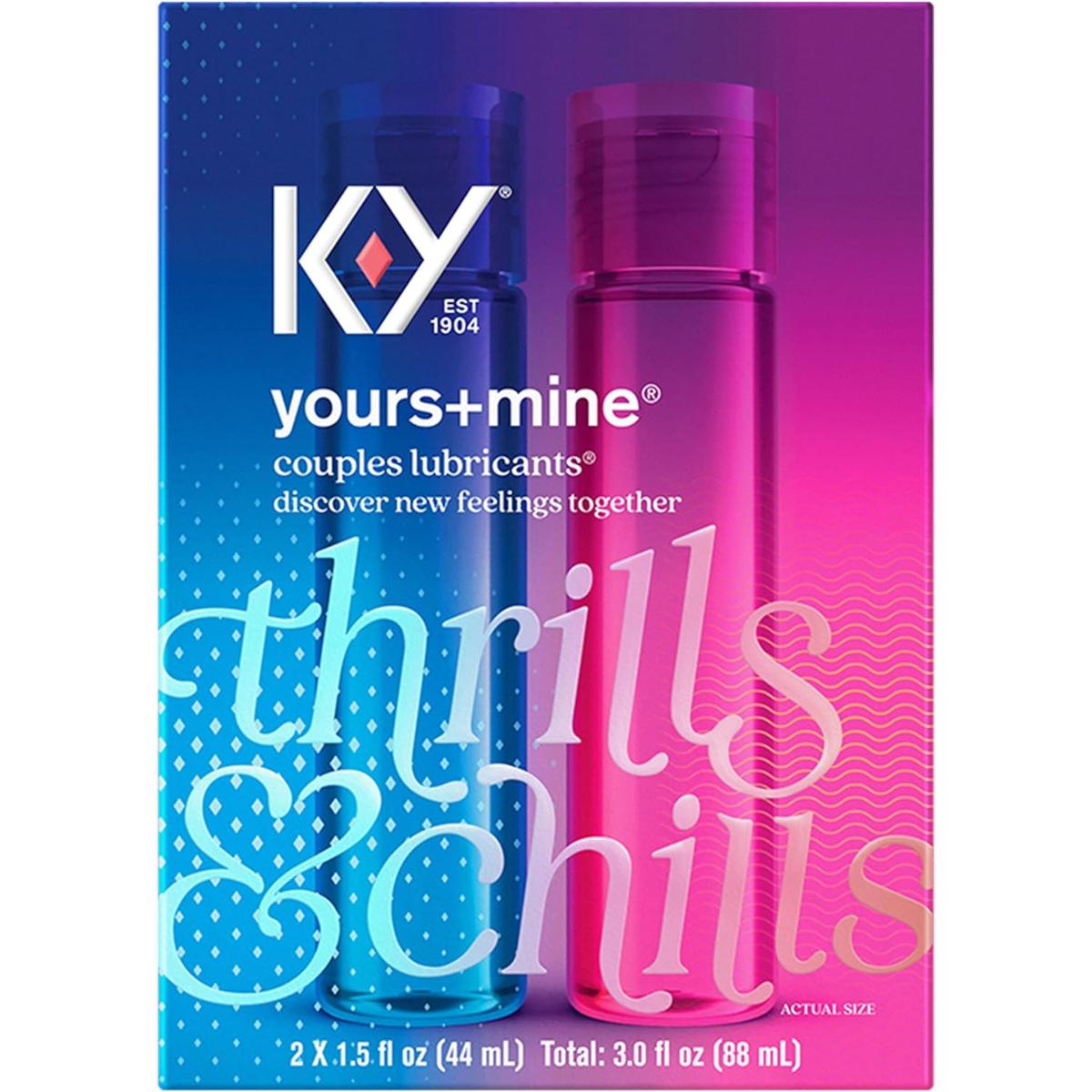 K-Y Yours + Mine Couples Personal Lube for $8.33