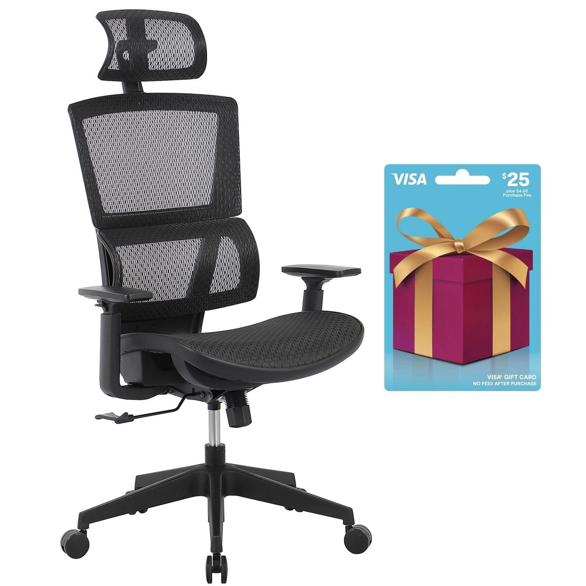 Realspace Radano Mesh Executive Office Chair with $25 GC for $119.99 Shipped