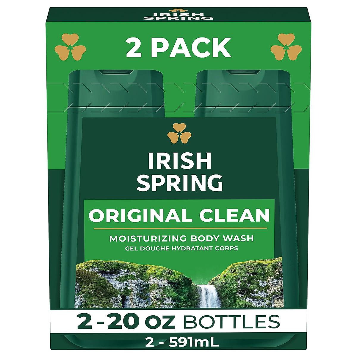 Irish Spring Original Clean Body Wash 2 Pack for $6.51