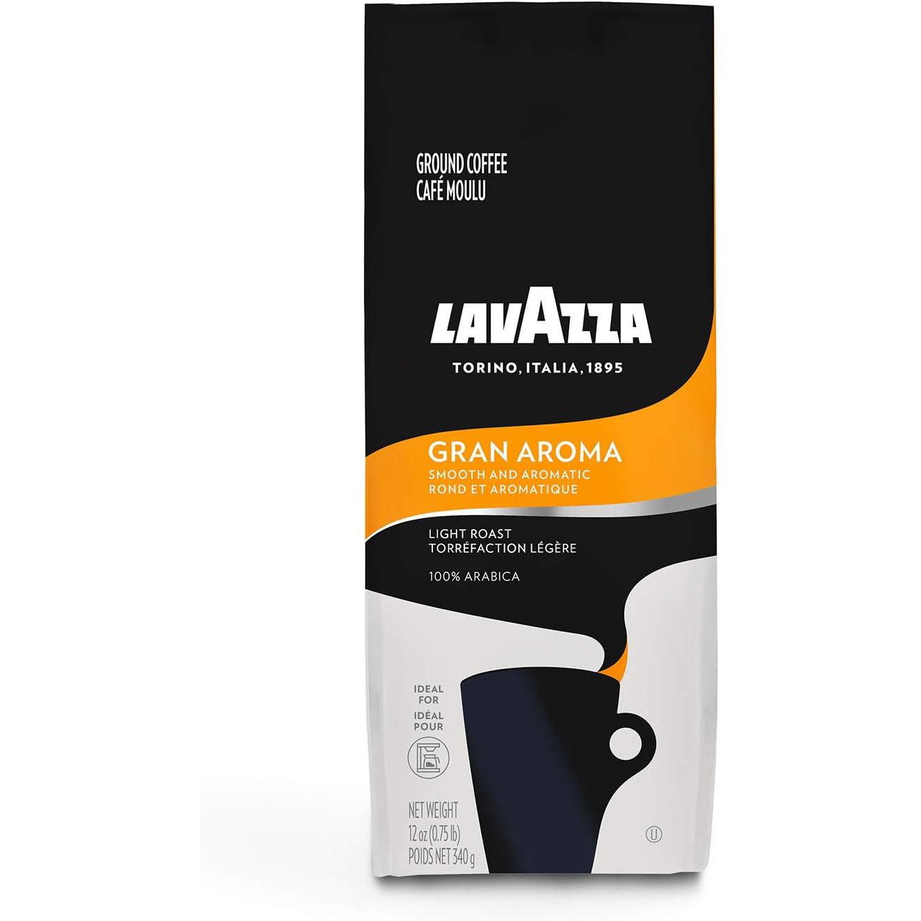 Lavazza Light Roast Ground Coffee Blend Gran Aroma for $4.50