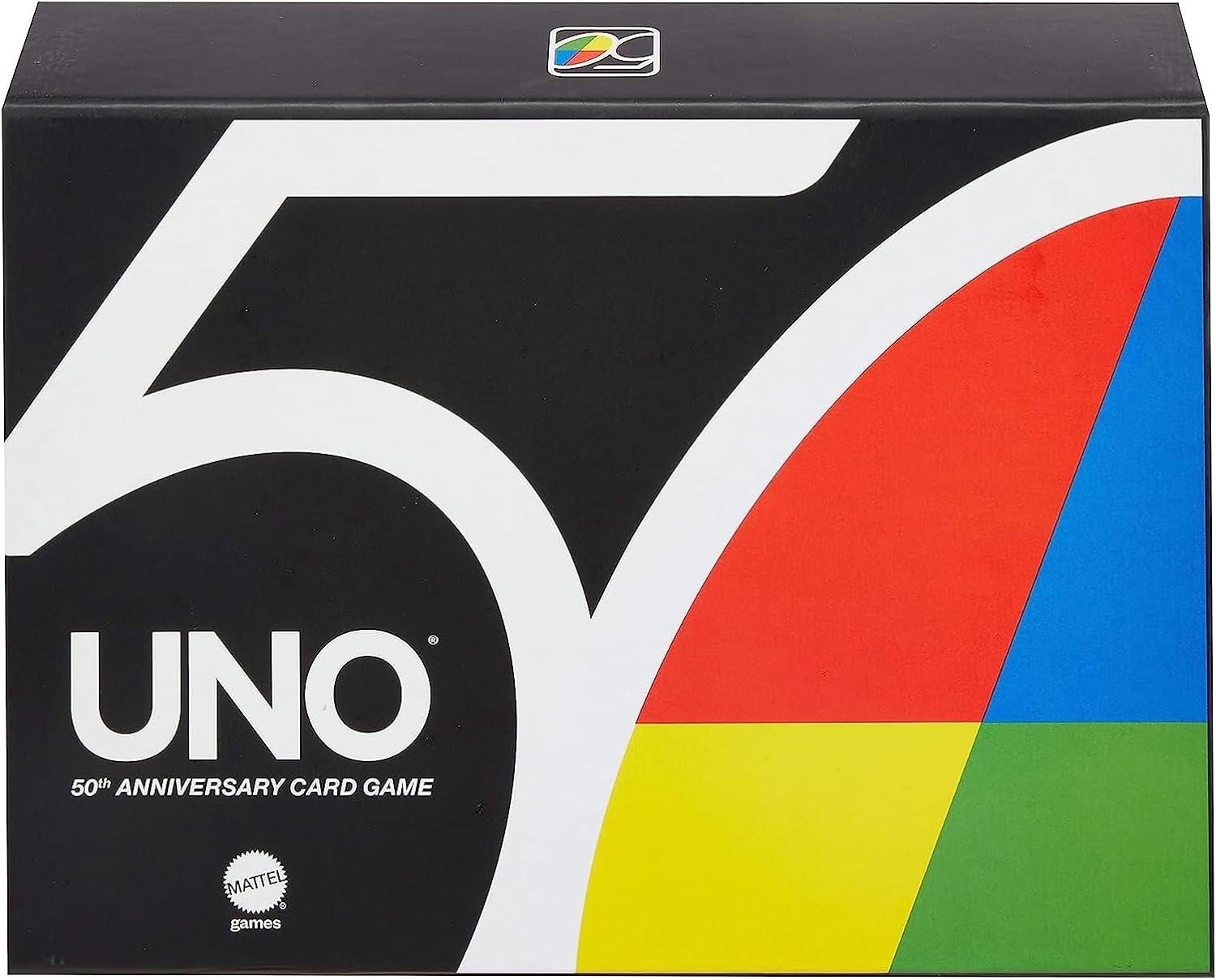 Mattel Games UNO Premium 50th Anniversary Edition for $9.49