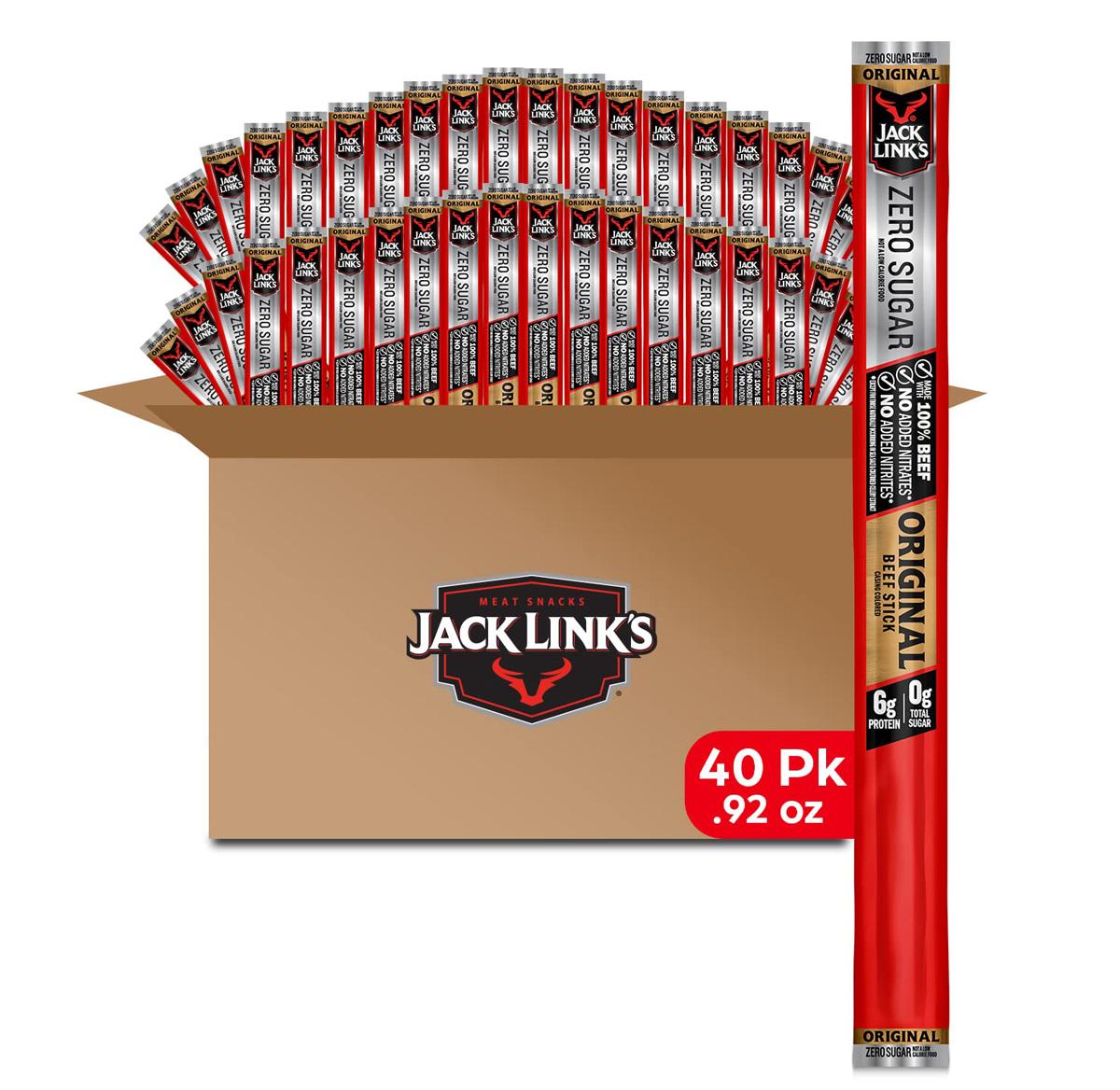 Jack Links Beef Sticks 40 Pack for $28.49 Shipped