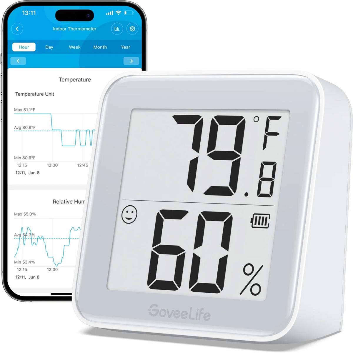 GoveeLife Smart Thermo-Hygrometer 2s for $7.99 Shipped
