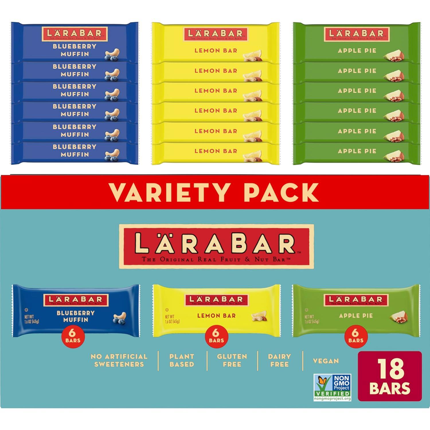 Larabar Fruit and Nut Bars Variety Pack 36 Pack for $27.98 Shipped