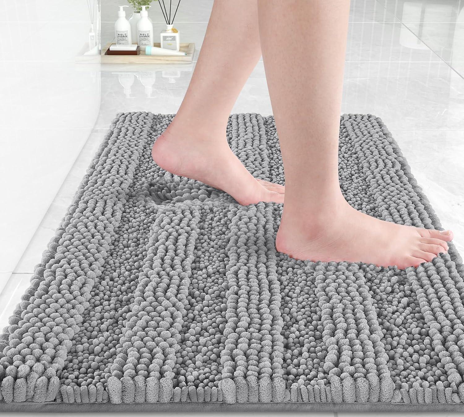 Yimobra Extra Thick Chenille Bathroom Rug Mat for $4.94