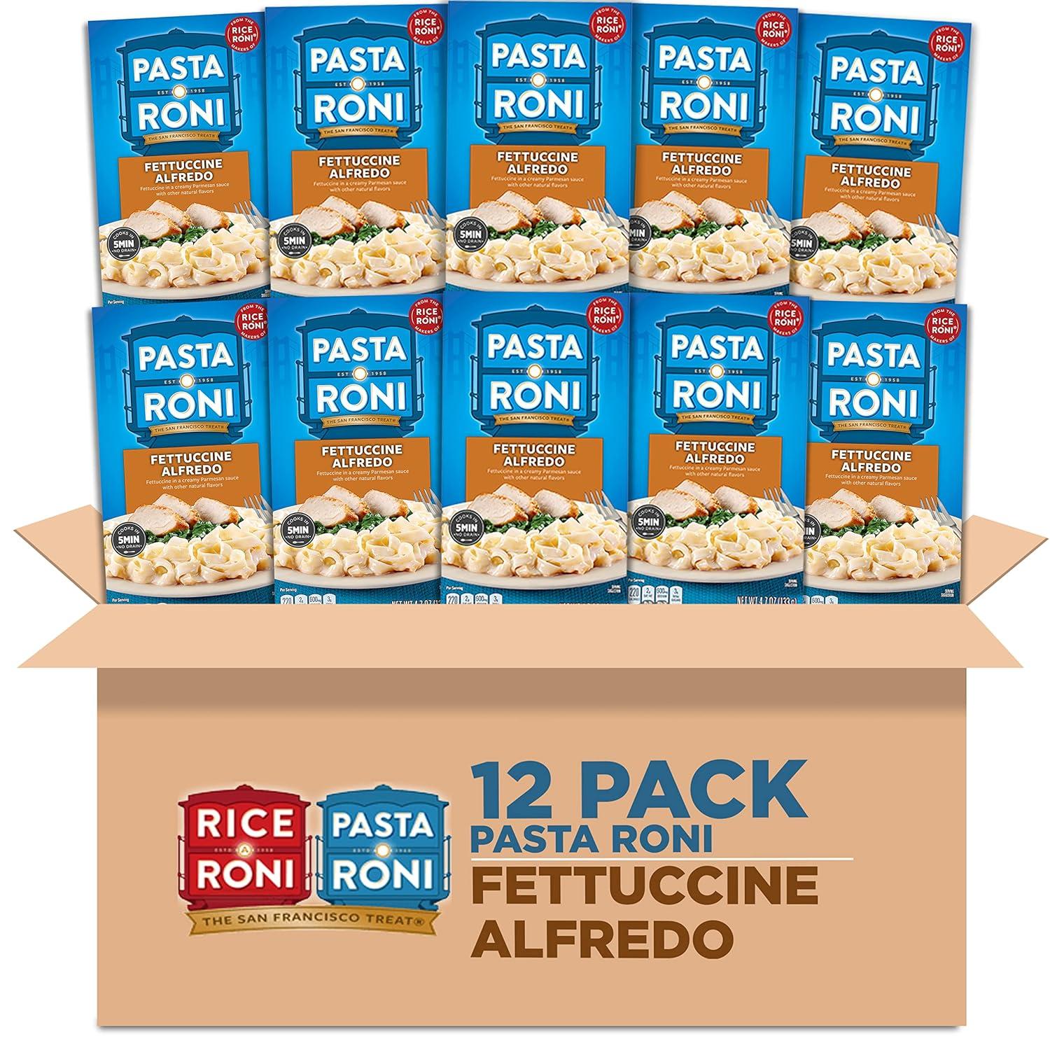 Pasta Roni Noodle Side Dishes 12 pack for $11.40