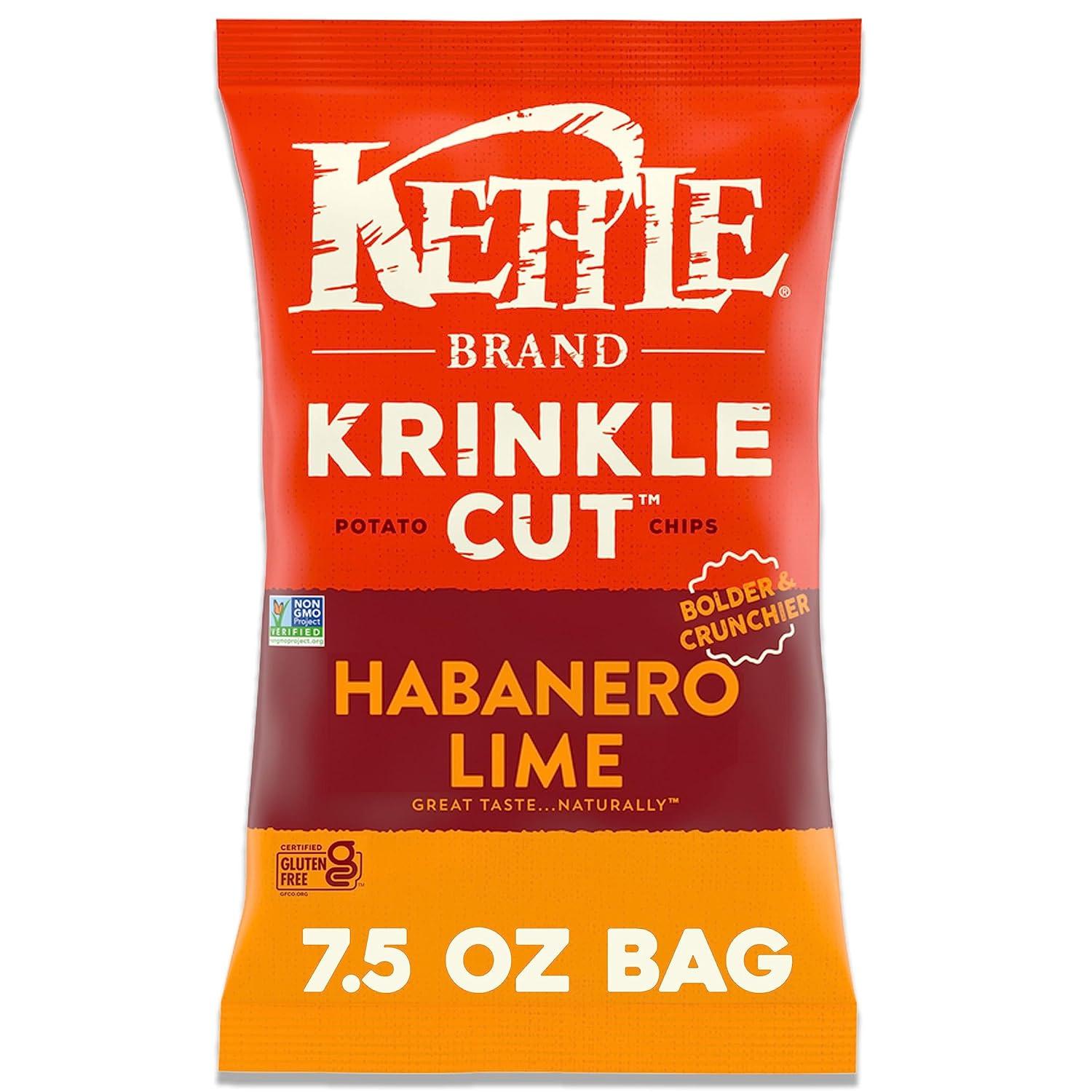 Kettle Brand Habanero Lime Potato Chips for $2.44