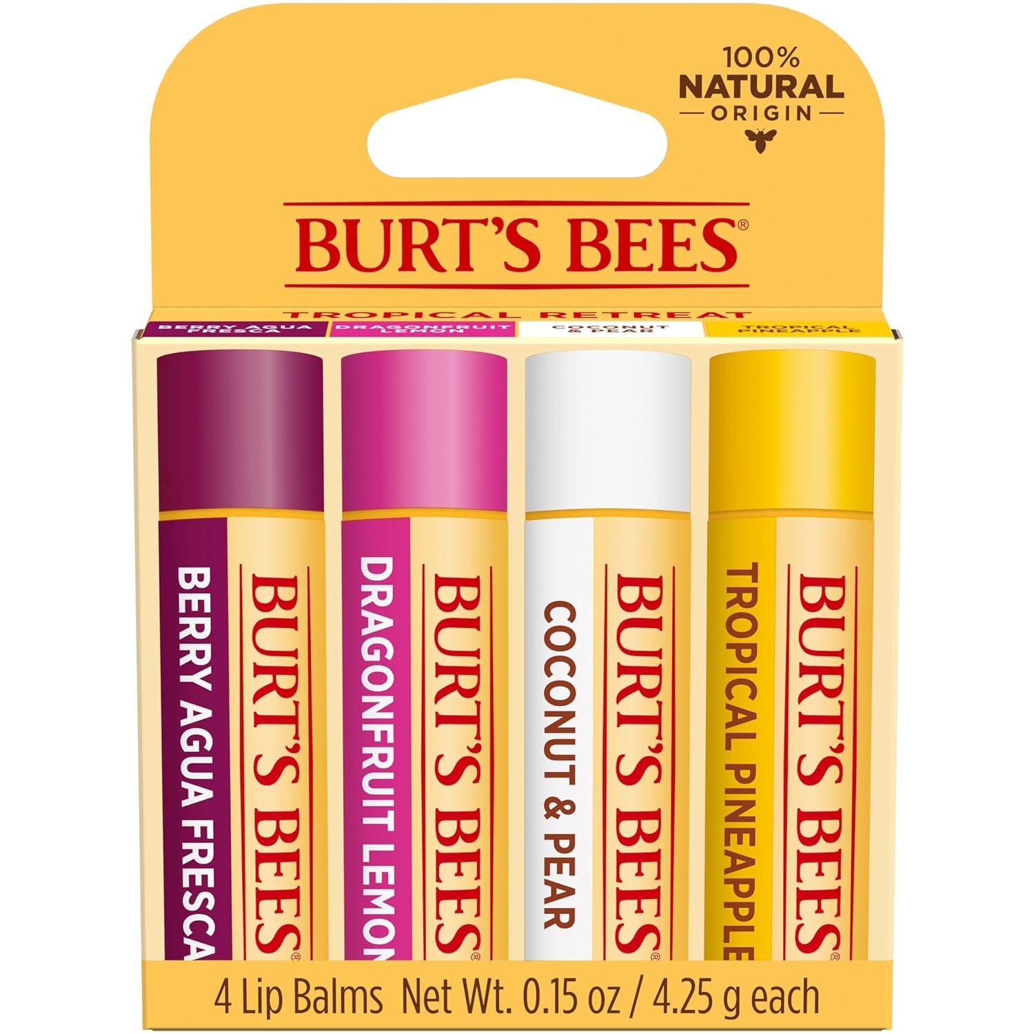 Burts Bees Lip Balm 4 Pack for $6