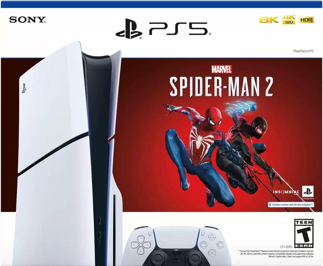 Sony PlayStation 5 Slim Console with Marvels Spider-Man 2 Bundle for $449.99 Shipped