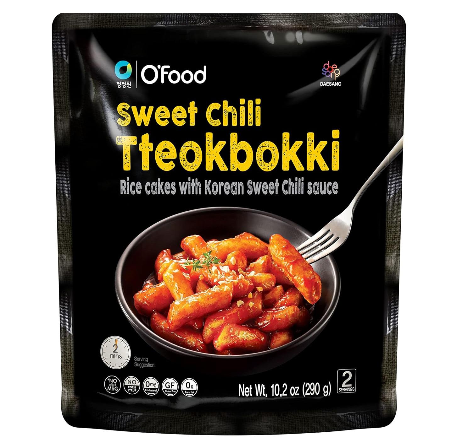 OFood Tteokbokki Gluten-Free Korean Rice Cakes for $3.79