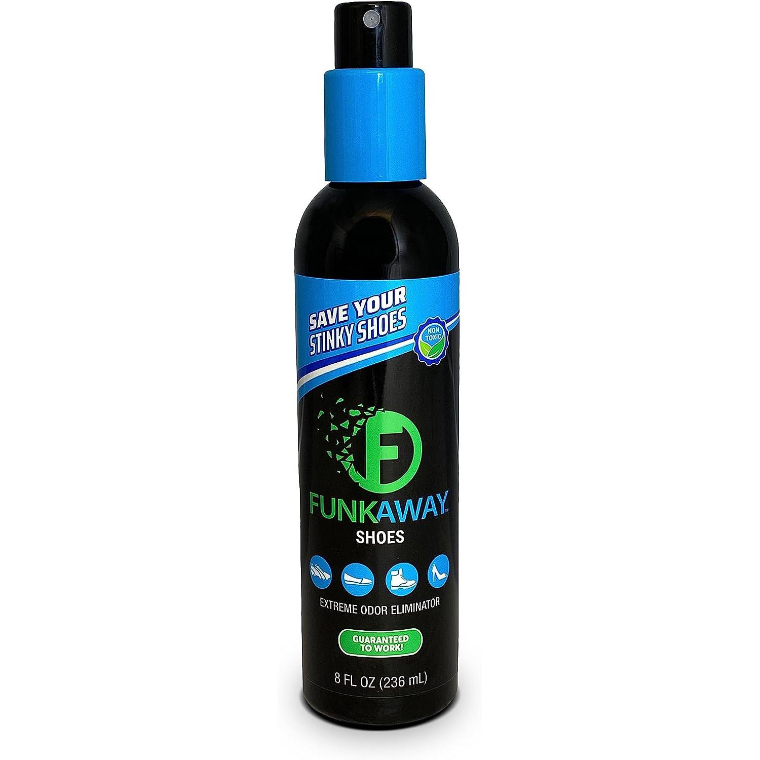 FunkAway Odor Eliminating Spray for Shoes and Clothes for $1.90