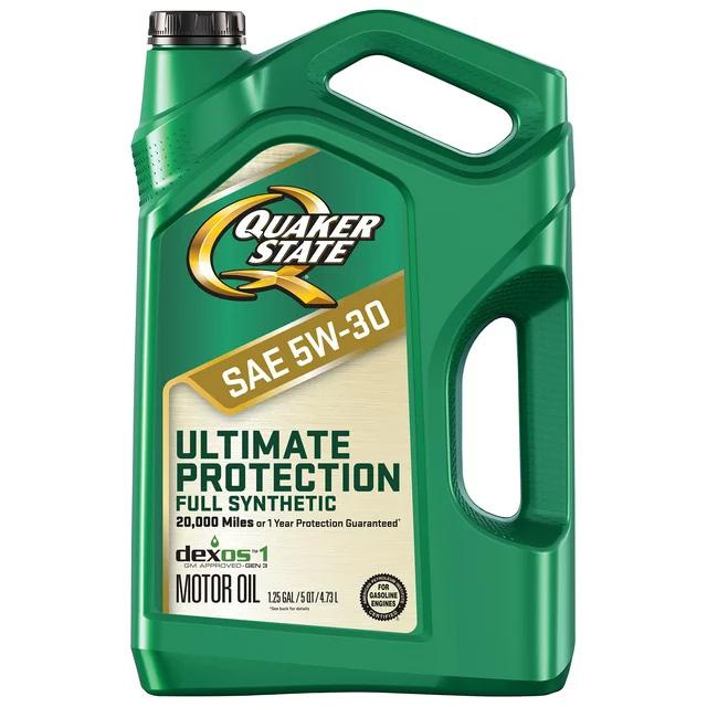 Quaker State Ultimate Protection Full Synthetic 5W-30 Motor Oil for $18.82