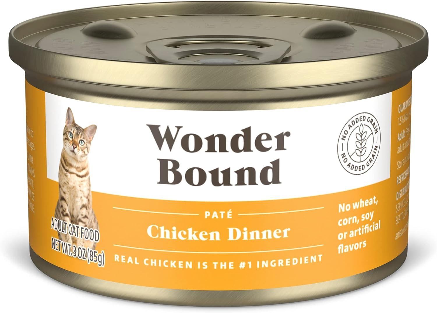 Wonder Bound Wet Cat Food 24 Pack for $12.37