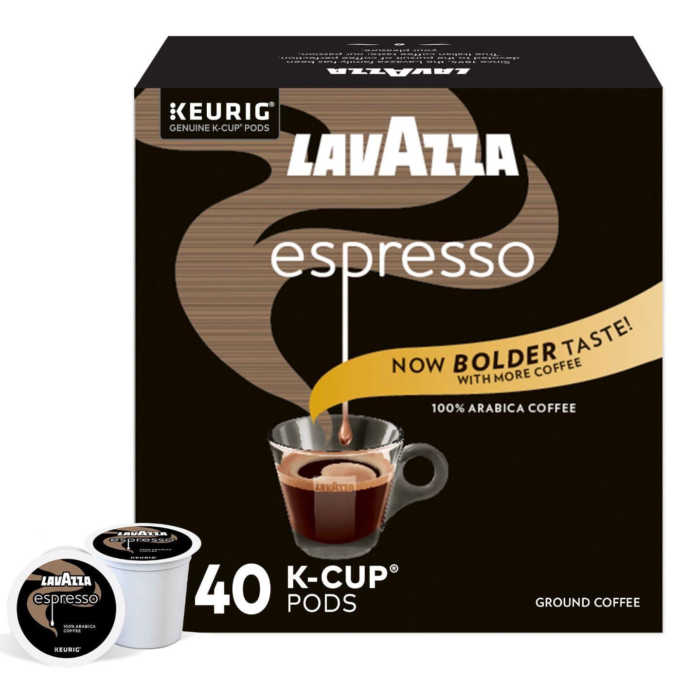 Lavazza Espresso Italiano K-Cup Coffee Pods 40 Pack for $14.99
