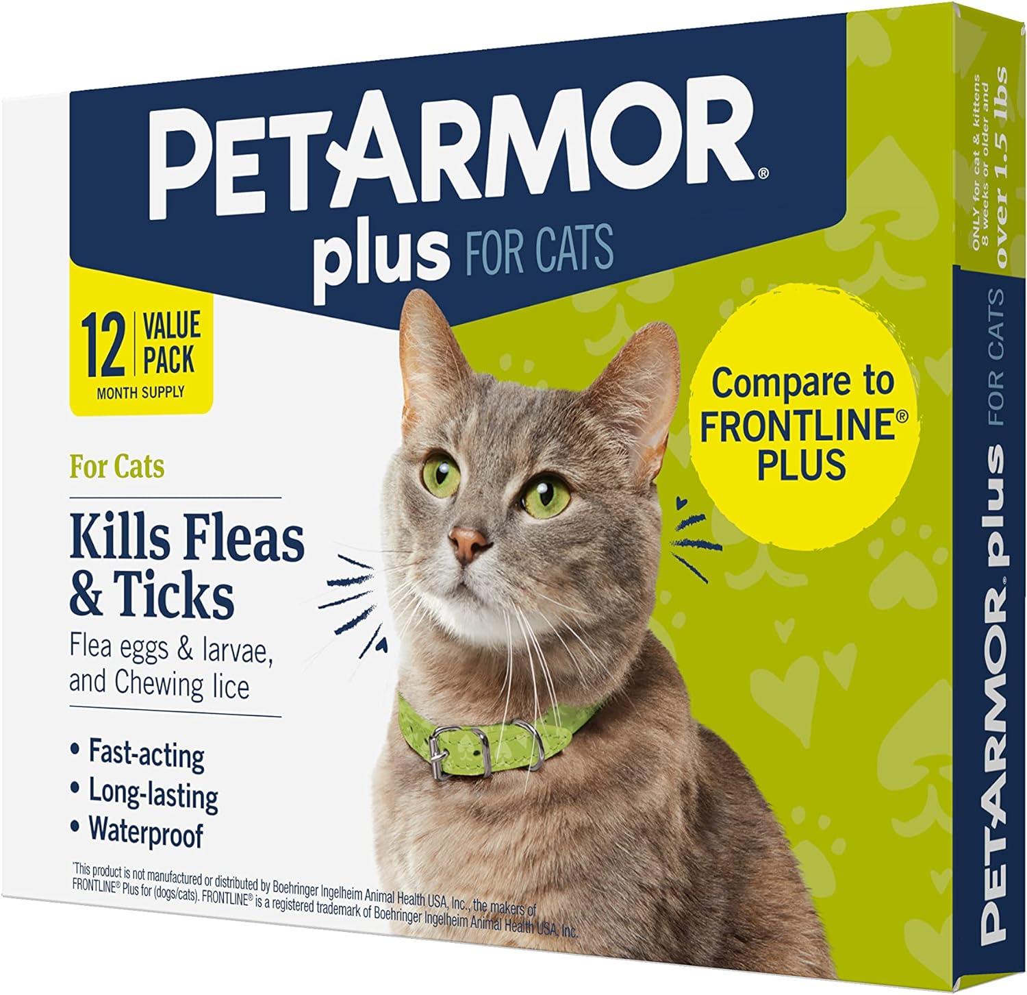 PetArmor Plus Flea and Tick Prevention for Cats for $44.98 Shipped