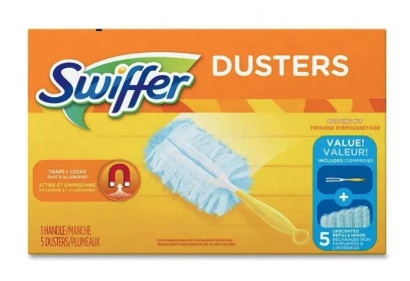 Swiffer Duster Short Handle Starter Kit with $5 Walmart Cash for $4.94