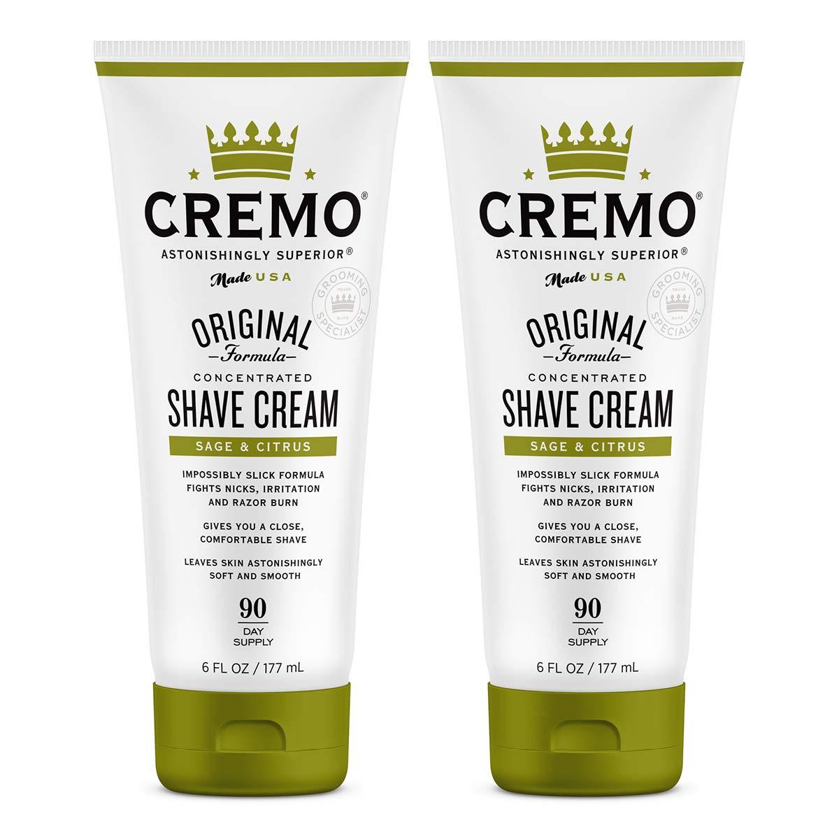 Cremo Barber Grade Shave Cream 2 Pack for $7.49