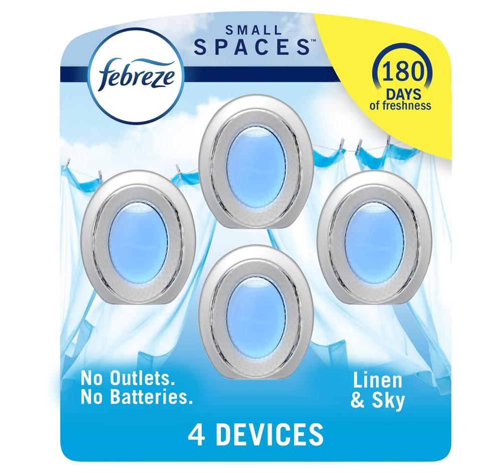 Febreze Small Spaces Air Freshener 4 Pack for $6.02