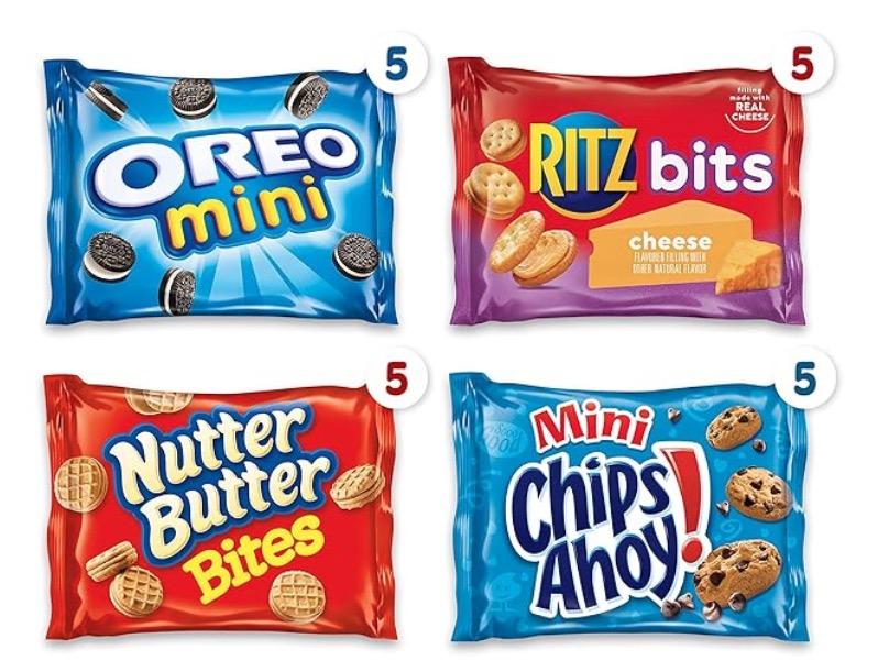 Nabisco Classic Mix Oreo Chips Ahoy Ritz Variety 20 Pack for $6.64