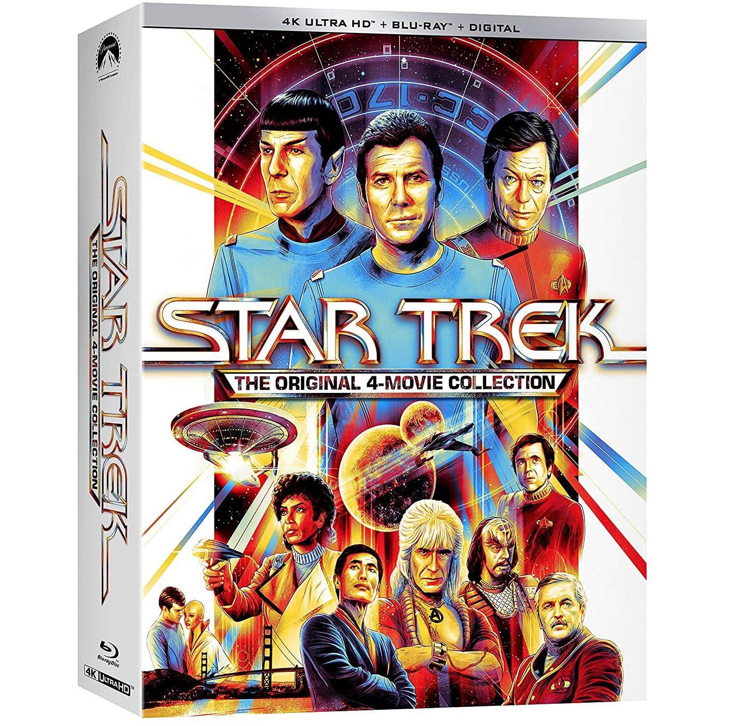 Star Trek The Original 4-Movie Collection Blu-ray for $27.99