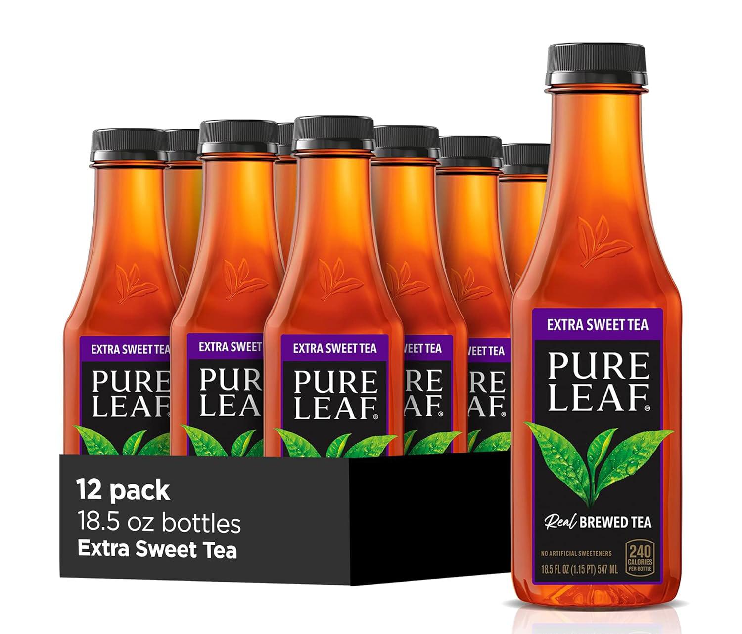 Pure Leaf Extra Sweet Iced Tea Bottles 12 Pack for $11.77