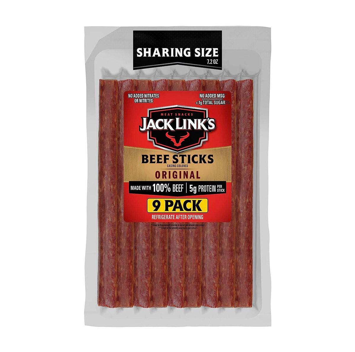 Jack Links Original Beef Sticks 9 Pack for $4.86